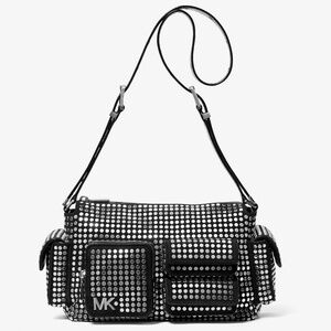 Stunning! Sold out BNWT Michael Kors Dakota Studded Suede Shoulder Bag